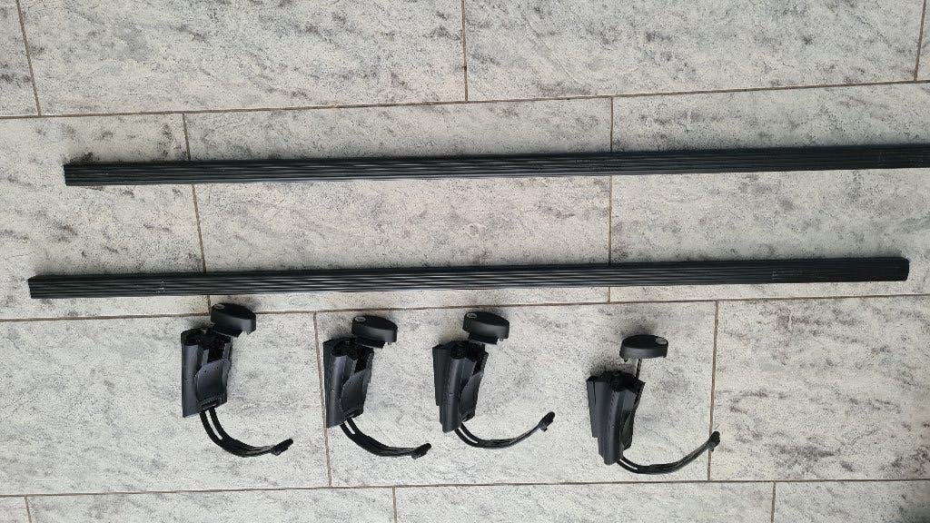 Thule dakdragers voor een Mercedes Vito met dakrails 2015 t, Auto diversen, Ophalen of Verzenden, Zo goed als nieuw