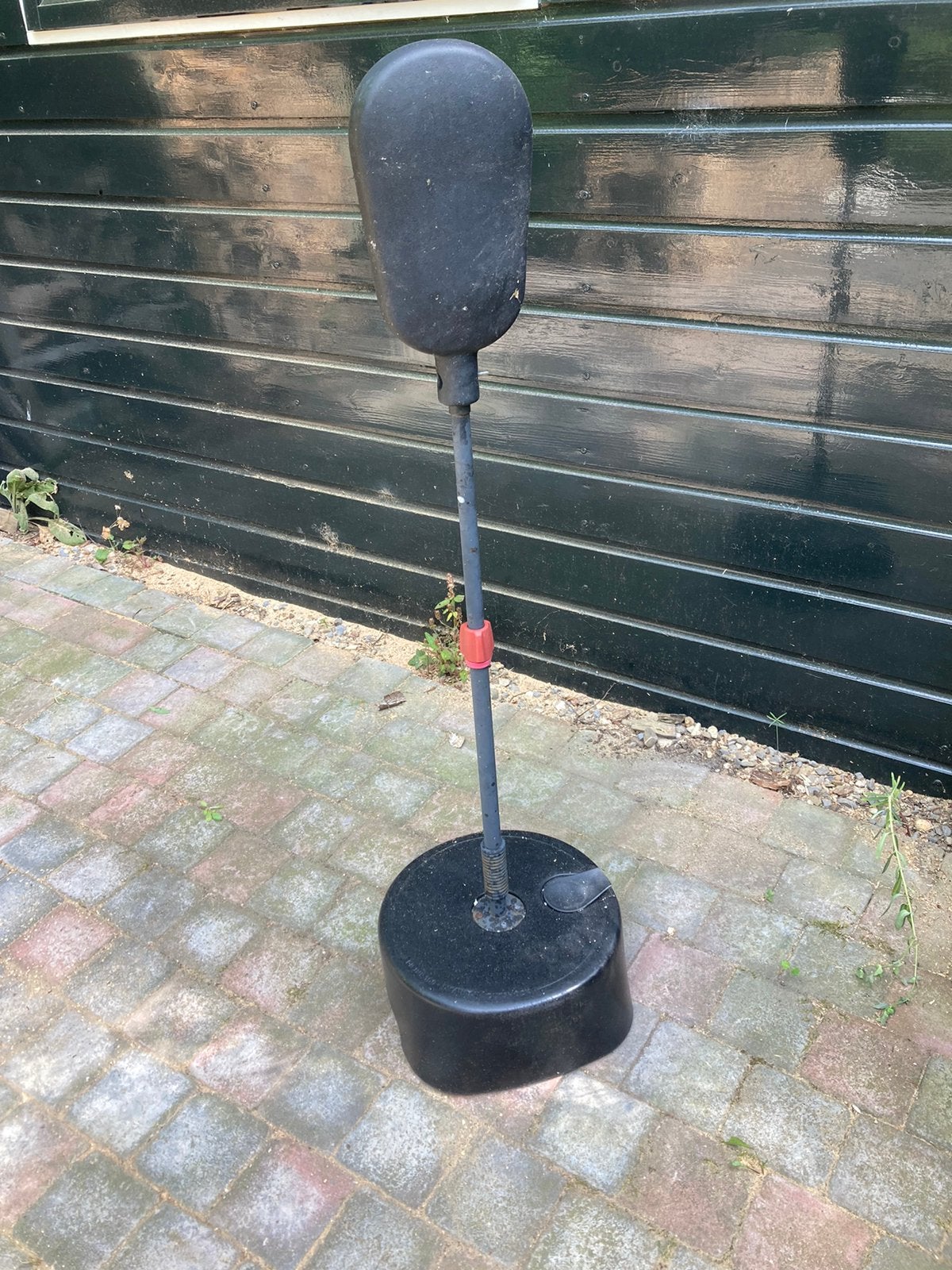Boksbal met handschoenen, Ophalen, Zo goed als nieuw, Boksbal