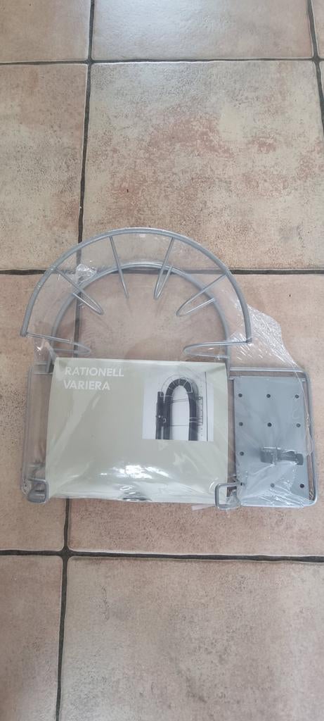 IKEA RATIONELL VARIERA stofzuiger opbergsysteem nieuw, Nieuw, Ophalen of Verzenden, Grijs, Metaal