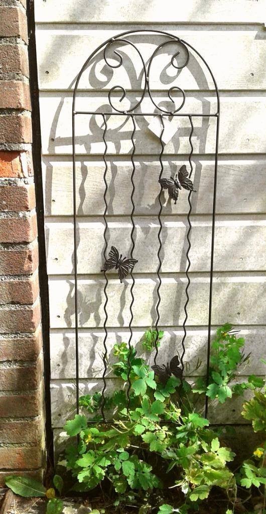Leuk origineel Plantenrek, Tuinrek, Tuindecoratie, Vlinders, Ophalen of Verzenden, Nieuw, Metaal, Overige typen