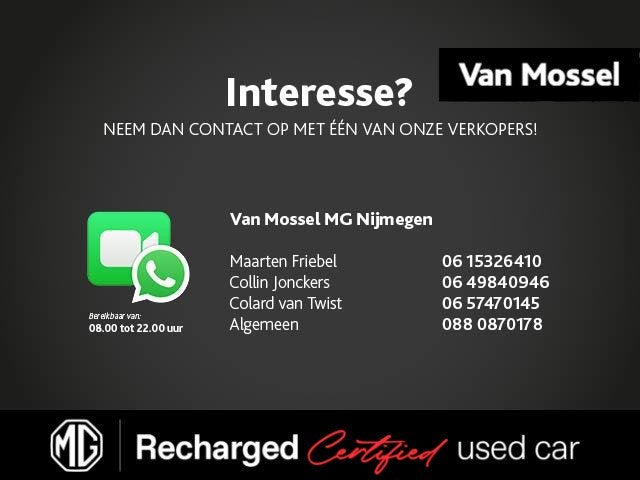 MG ZS 1.5 Hybrid+ Luxury | Navi | ACC | ECC | 360 CAM | 18, Auto's, MG, 4 cilinders, ZS, Zwart, Origineel Nederlands