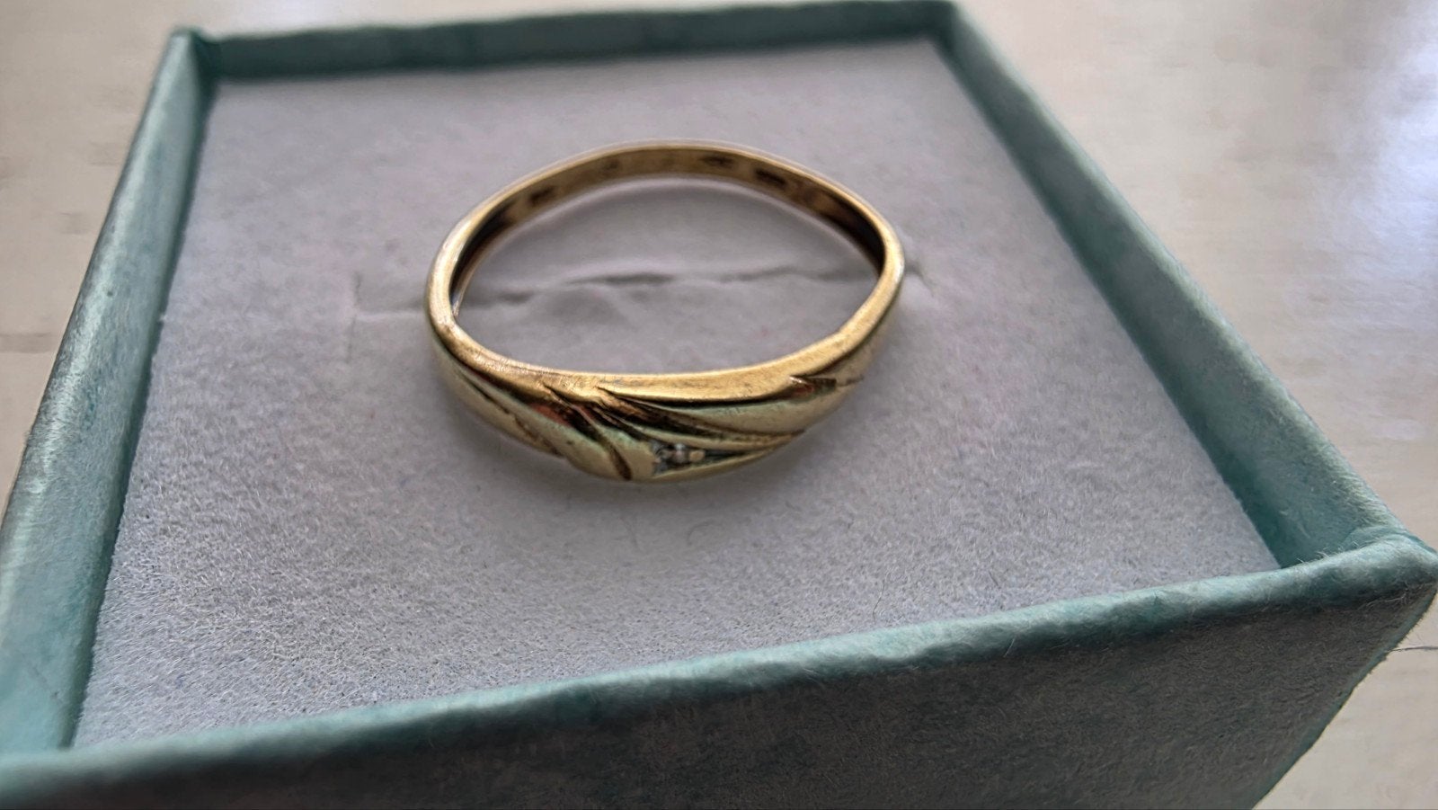 Gouden ring 14 karaat, Verzenden, Dame, Goud, Goud