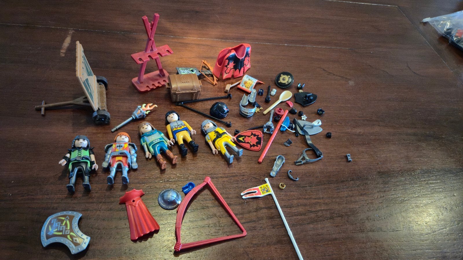 Playmobil ridders en accessoires -niet compleet, wel gesorte, Ophalen of Verzenden
