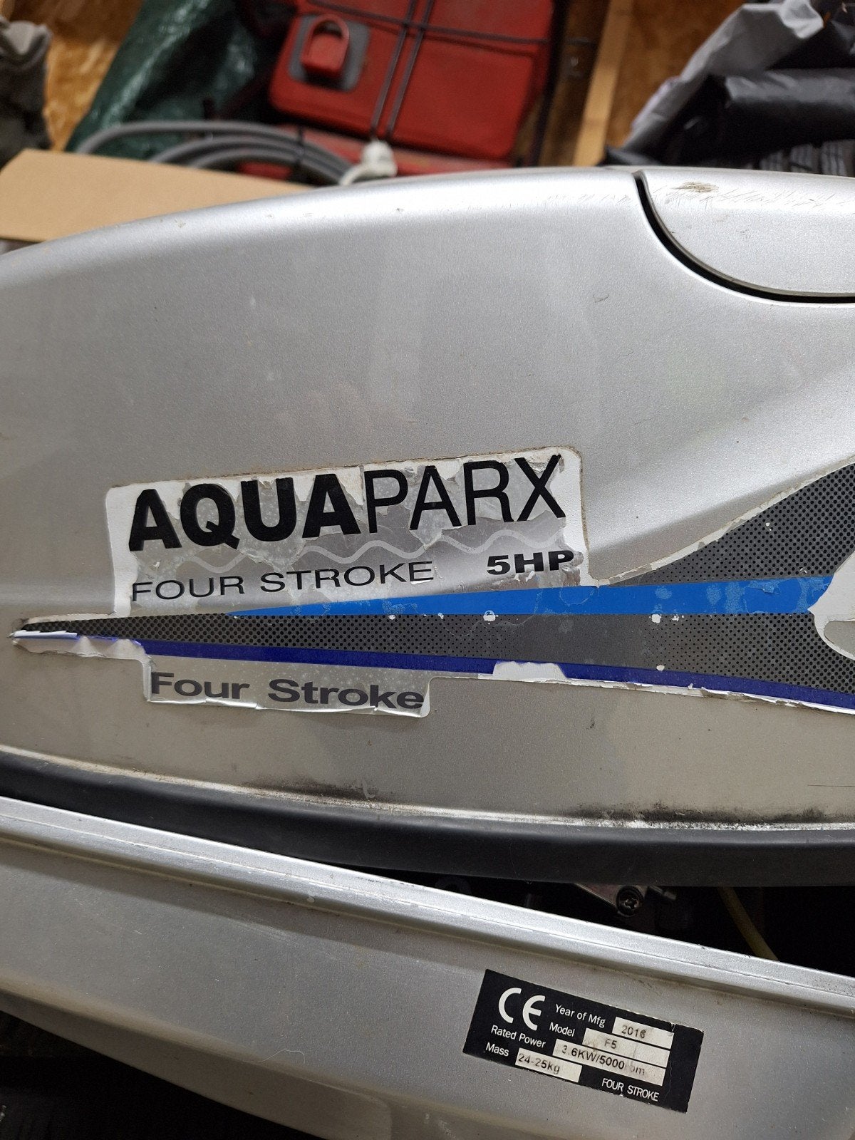 aquaparx buitenboordmotor 5pk voor onderdelen.!, Watersport en Boten, Ophalen, Gebruikt, Motor en Techniek, Zeilboot of Motorboot