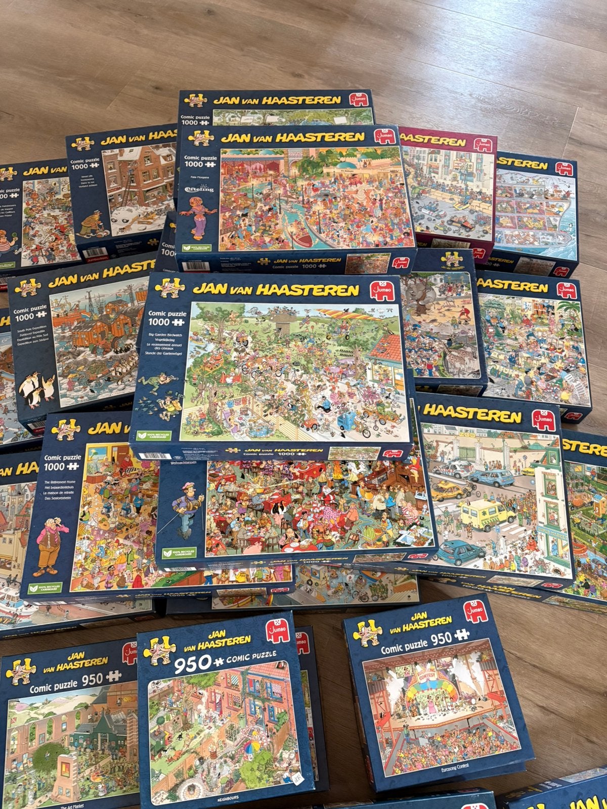 Jan van Haasteren puzzels, Ophalen, 500 t/m 1500 stukjes, Zo goed als nieuw