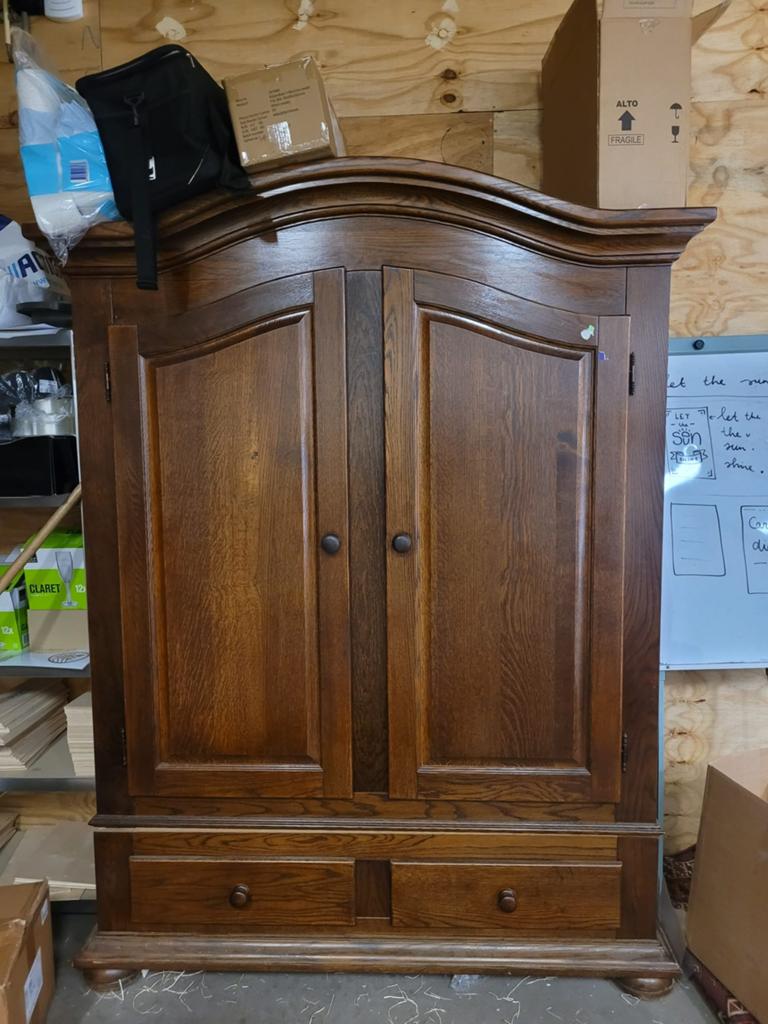 Houten kast, Ophalen, Gebruikt