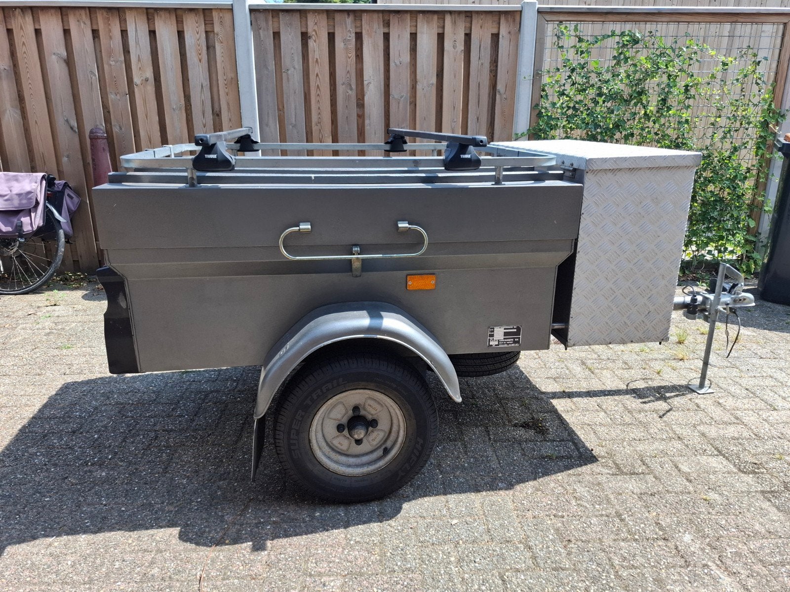 Saris Speedy Bagagewagen met imperiaal en disselbak, Ophalen, Gebruikt