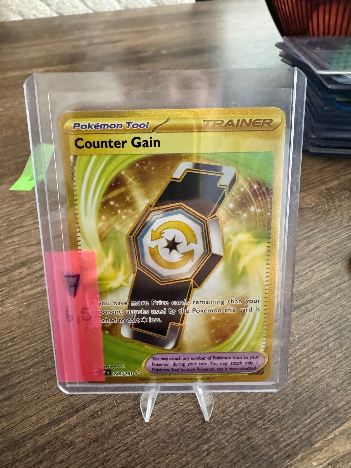 Pokémon Tool Counter Gain Trainer Kaart 249/193, Ophalen of Verzenden, Nieuw, Losse kaart