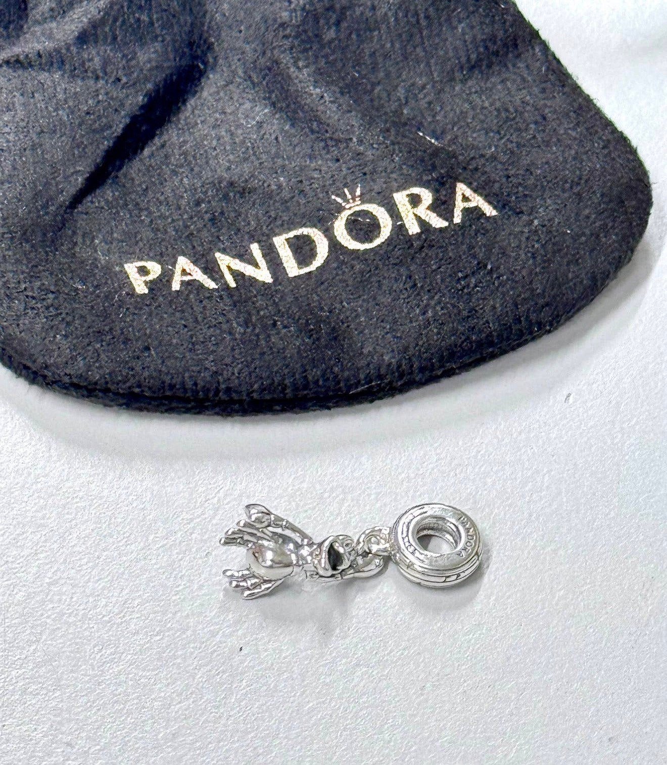 Pandora Disney De kleine zeemeermin Sebastiaan zilver hanger, P, Pandora, P, P