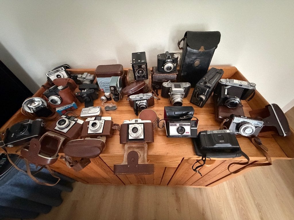 Oude vintage camera's, Ophalen of Verzenden, Gebruikt, Compact, Overige Merken