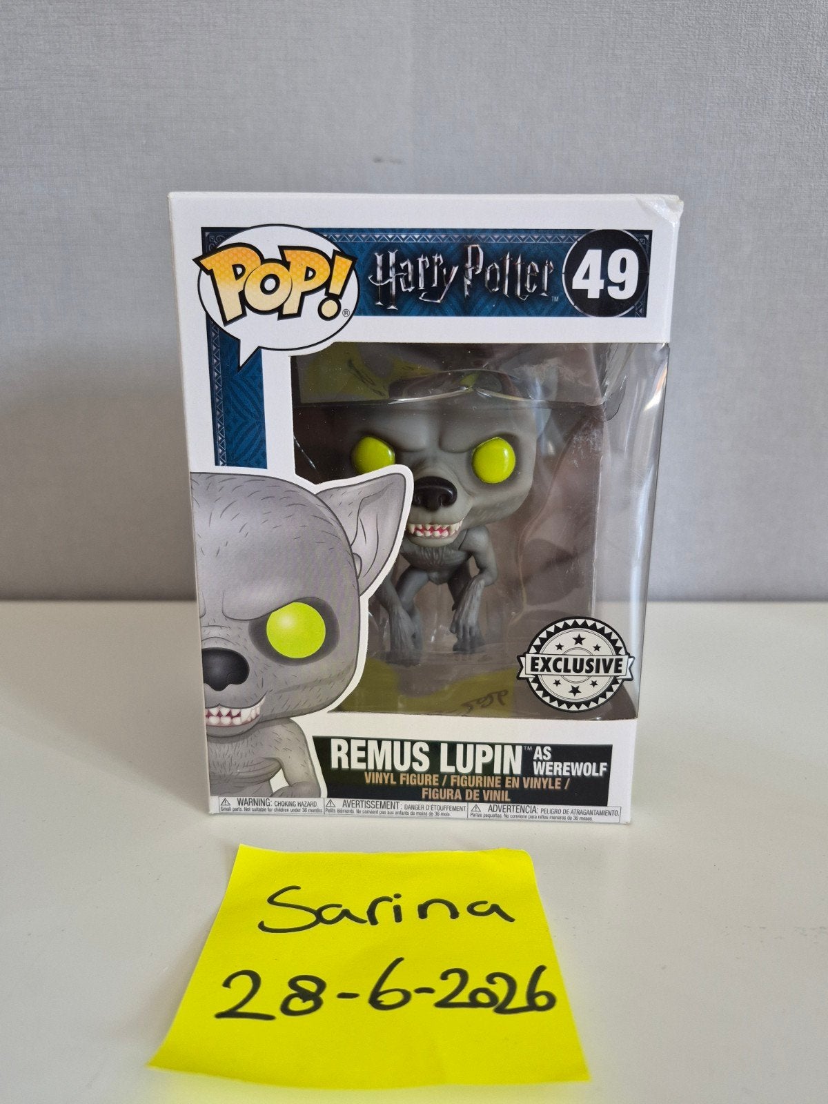 Harry potter funko pop remus lupin as werewolf 49, Ophalen of Verzenden, Zo goed als nieuw