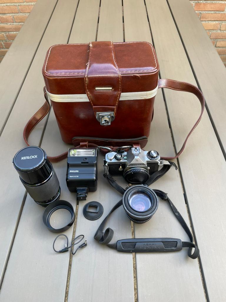 Asahi Pentax klein beeld camera-fototoestel, Ophalen of Verzenden, Gebruikt, Spiegelreflex, Pentax