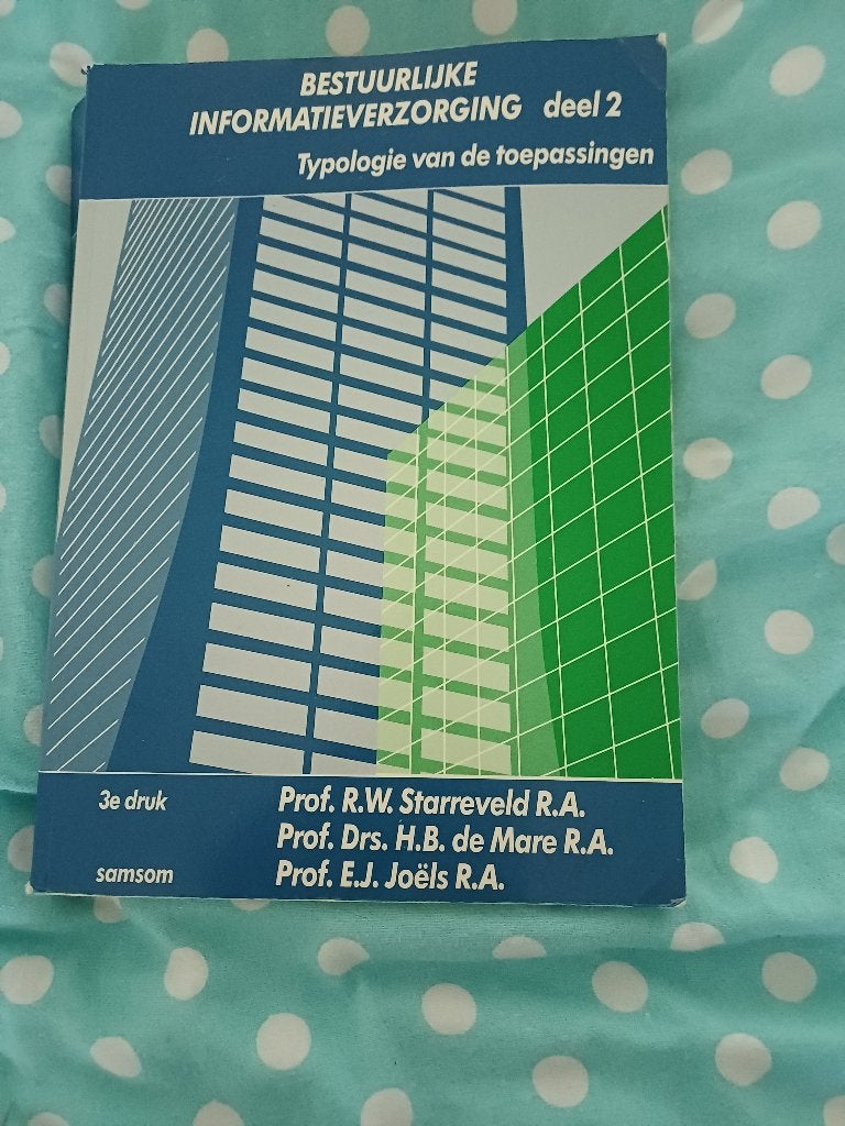 Bestuurlijke informatieverzorging deel 2, Gelezen, Beta, Starreveld, HBO