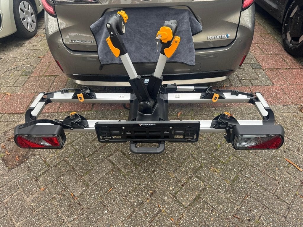 Fietsendrager SPINDER XPLORER 2 e-bike, Auto diversen, Gebruikt, Ophalen of Verzenden, 2 fietsen, Trekhaakdrager