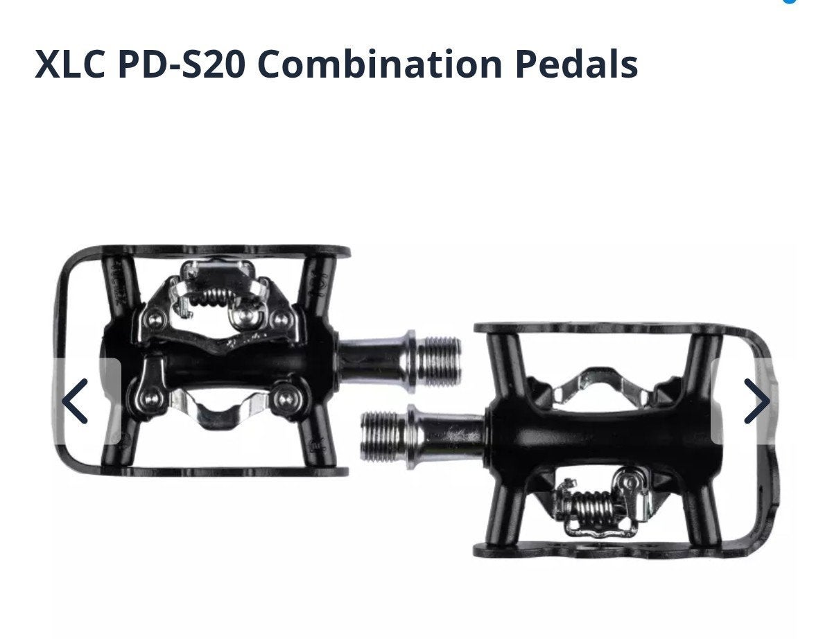 XLC PD-S20 Combinatie Pedalen used 1 week, Crankstel of Pedalen, Gebruikt, Mountainbike, Ophalen of Verzenden