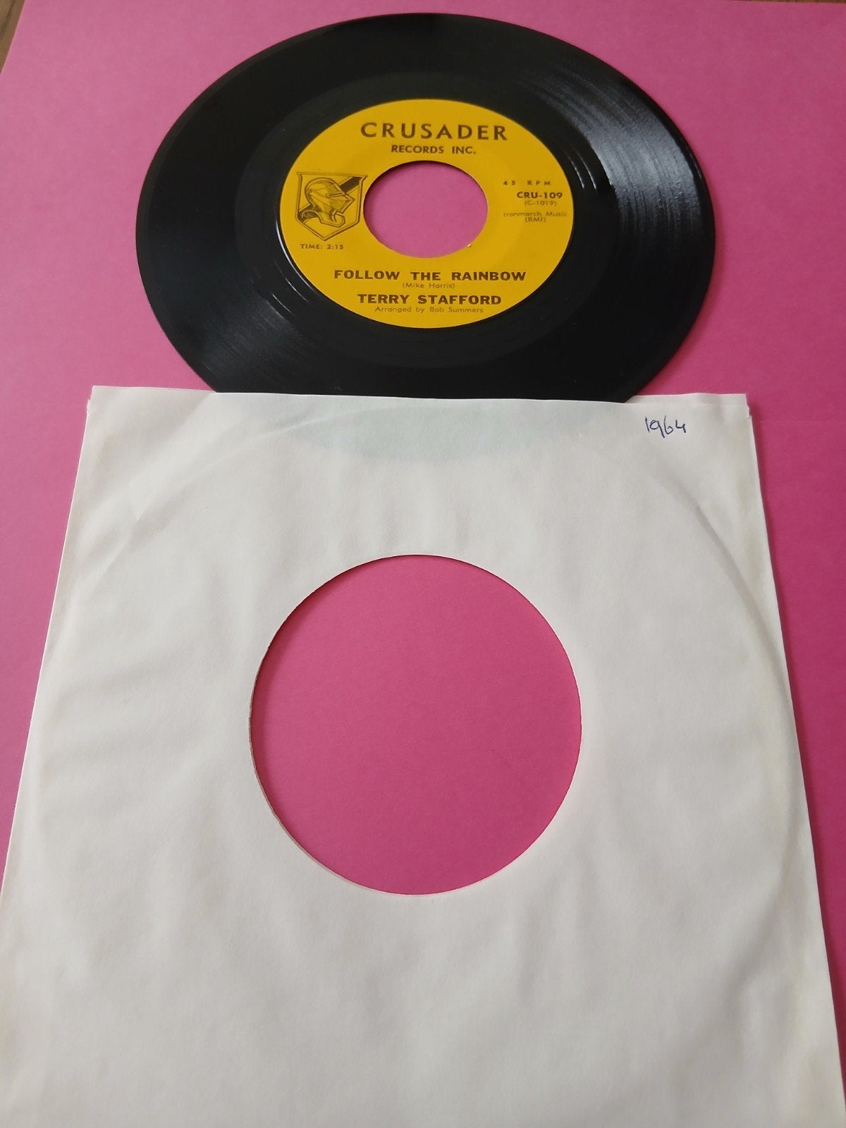 VINYL SINGLE  TERRY STAFFORD  1964, Cd's en Dvd's, Vinyl Singles, Ophalen of Verzenden, Zo goed als nieuw, Pop