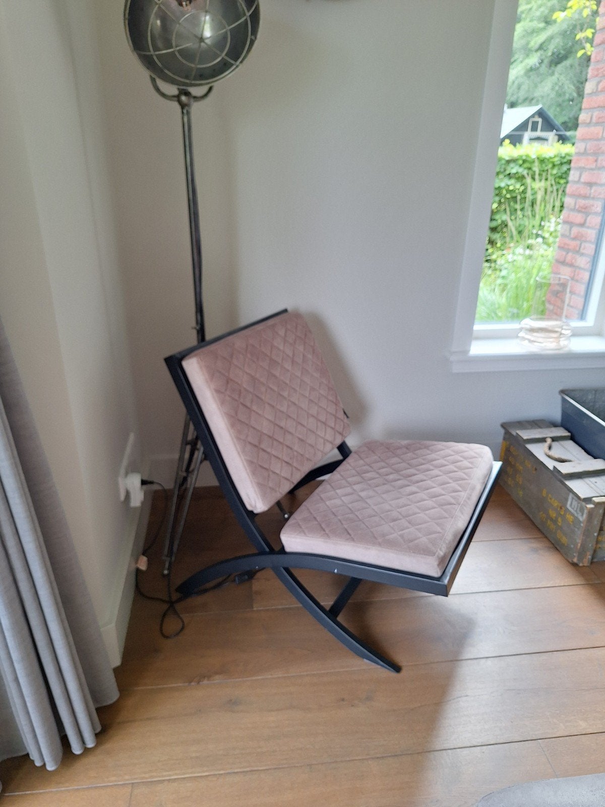 Fauteuil, Overige kleuren, Modern, Industrieel, Ophalen of Verzenden, Zo goed als nieuw