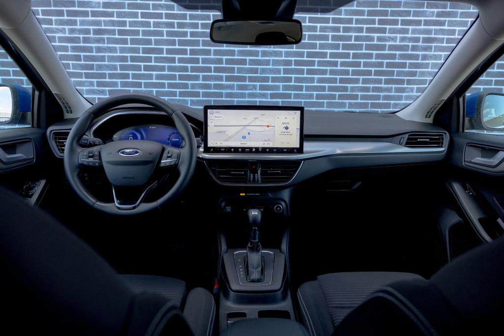 Ford Focus Wagon 1.0 EcoBoost Hybrid Titanium X | Cruise Con, Gebruikt, Blauw, Origineel Nederlands, 155 pk