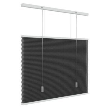 2 nieuwe KARWEI plisségrodijnen antraciet 100x180cm, 180 cm, Karwei, Nieuw, Ophalen of Verzenden