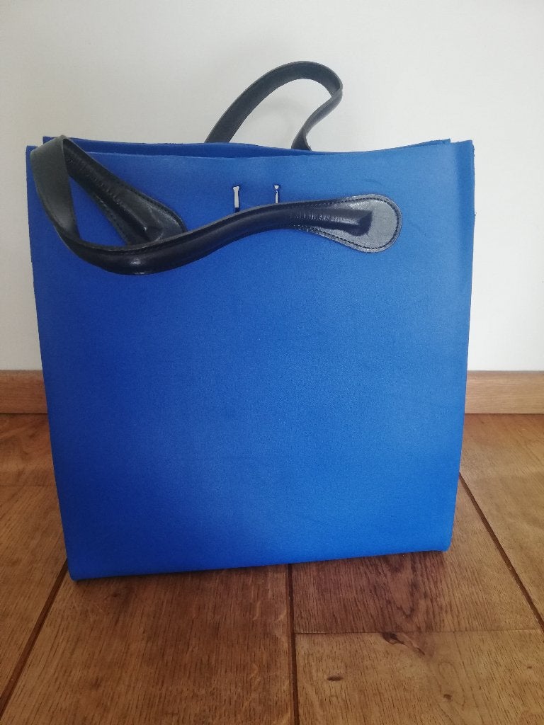 O Bag, handtas en rugzak, Sieraden, Tassen en Uiterlijk, Tassen | Damestassen, Ophalen of Verzenden, Gebruikt, Blauw, Handtas