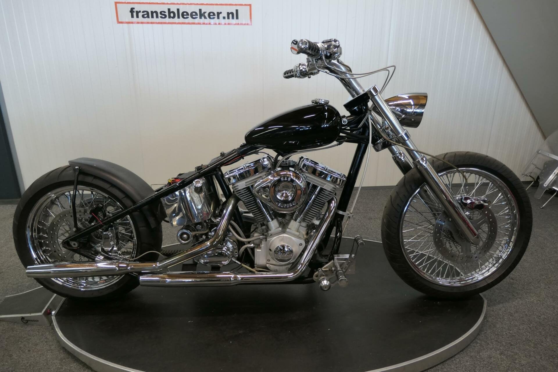 Eigenbouw Hardtail met S&S evolution USA Title, Eigenbouw, 1600 cc, Chopper, Bedrijf