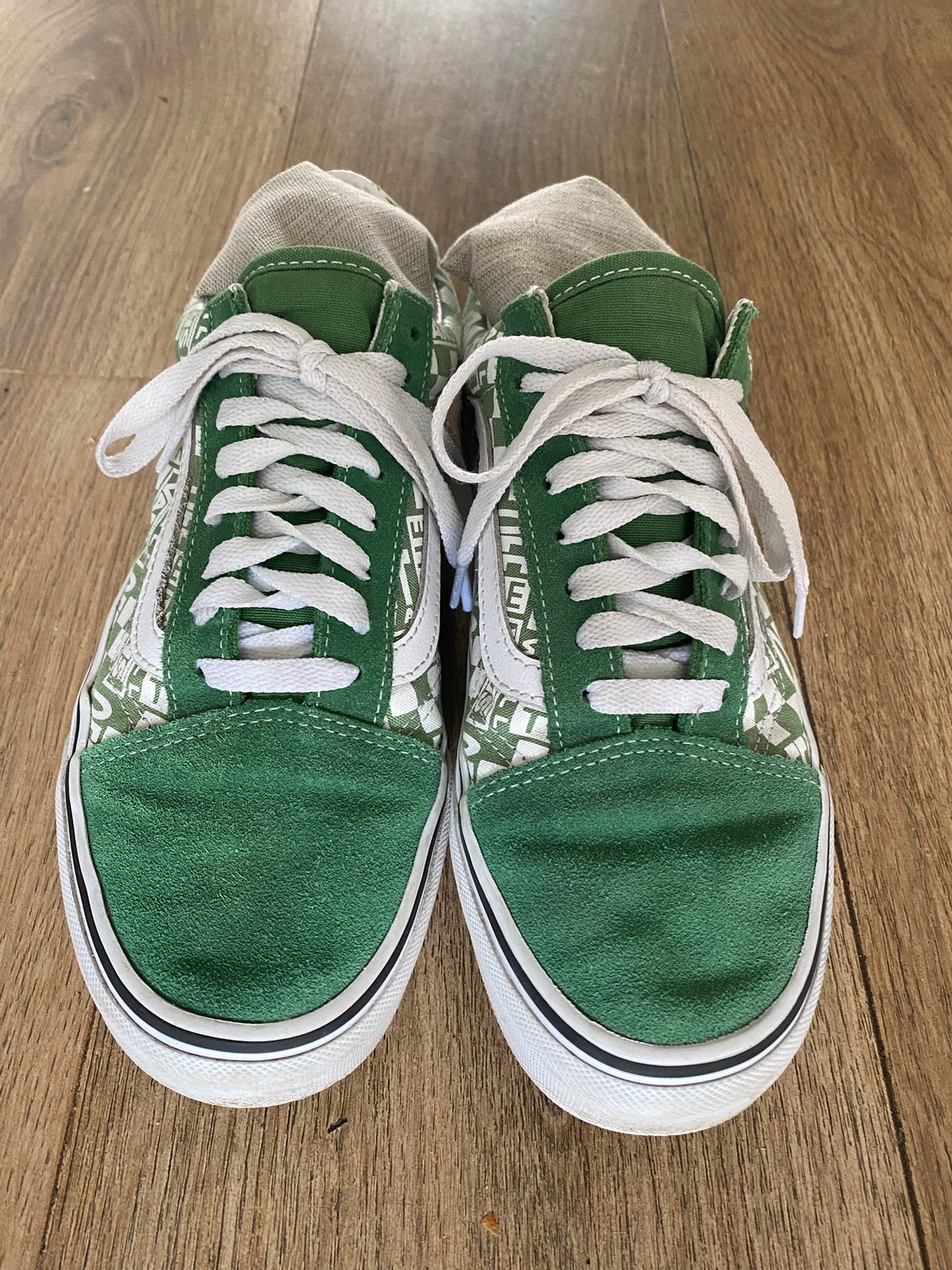 Vans maat 38,5, Ophalen of Verzenden, Zo goed als nieuw, Groen, Sneakers of Gympen