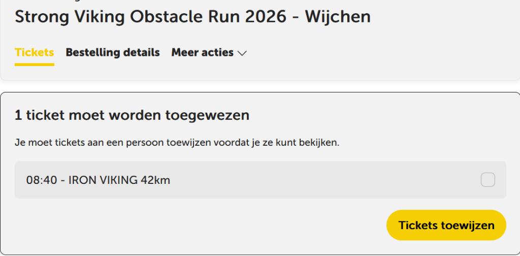 Strong Viking Iron Viking 42 km Wijchen 13 Juni, Eén persoon
