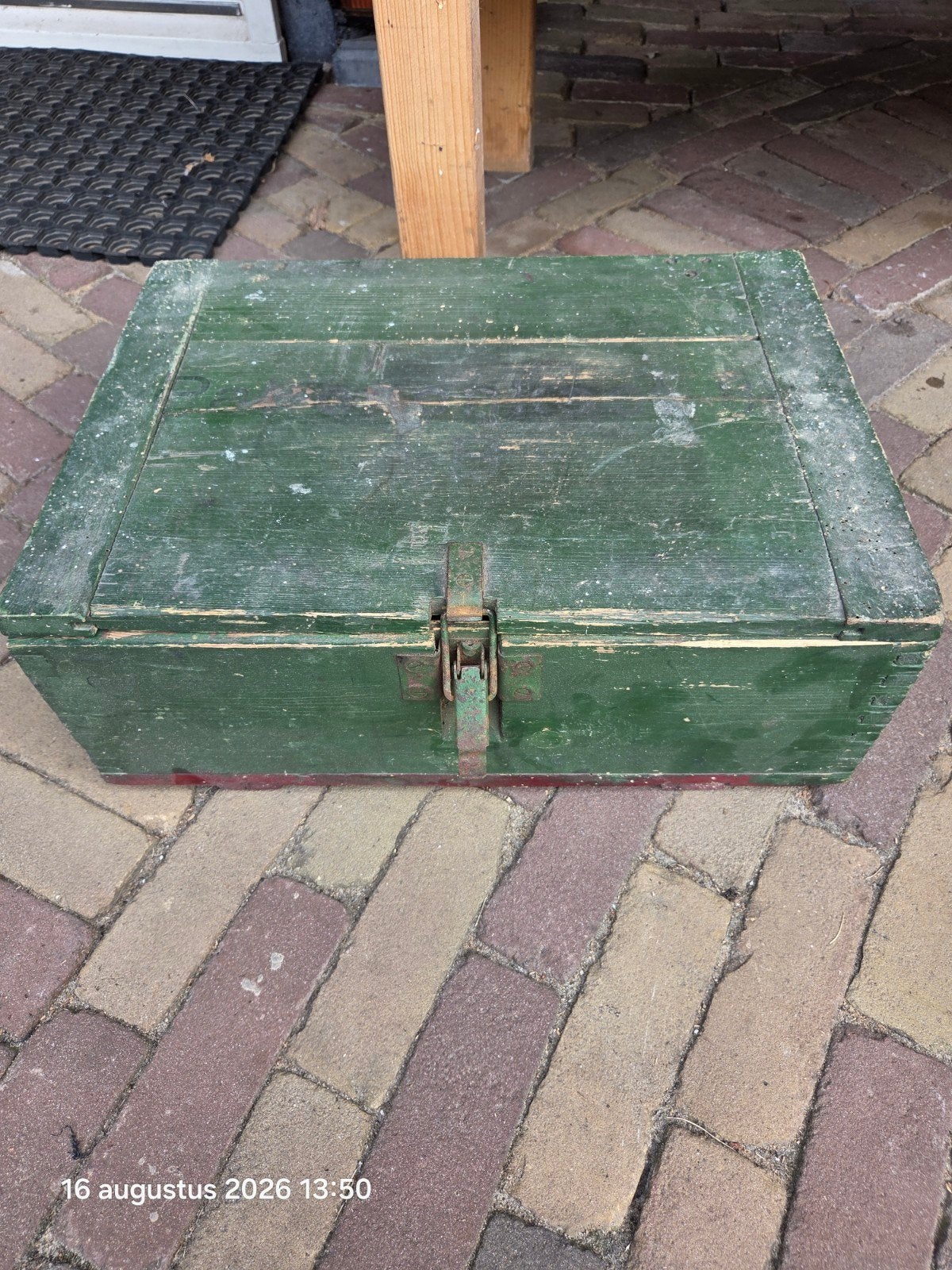 Originele Duitse Munitiekist uit Januari 1944, Verzamelen, Ophalen, Duitsland, Kist of Geocache