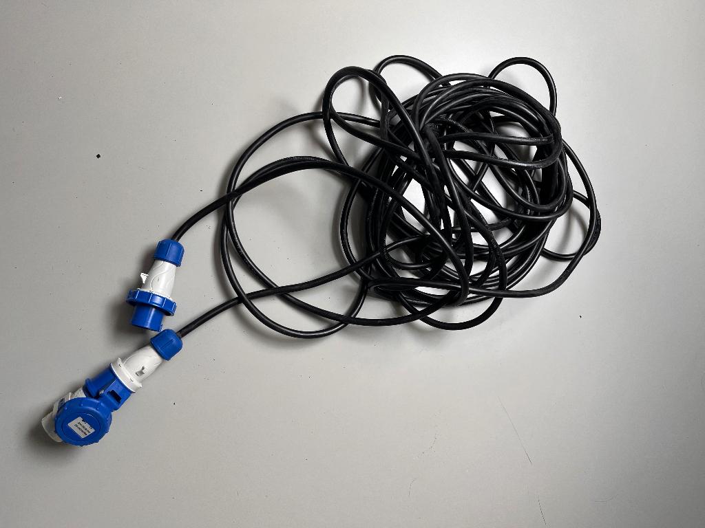 Buitensnoer met stekkers 20 meter, Ophalen, Gebruikt