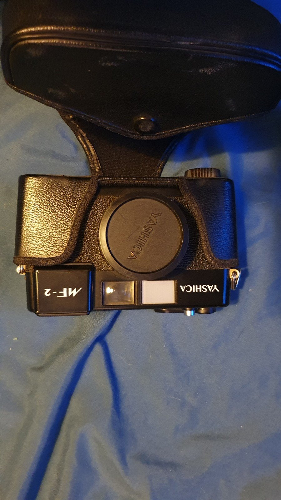 Yashica MF-2 analoge 35mm compactcamera uit de jaren 80, Audio, Tv en Foto, Ophalen of Verzenden, Gebruikt, Compact, Overige Merken