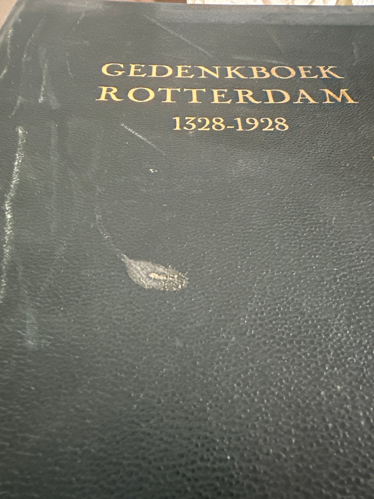 Gedenkboek Rotterdam 1328-1928, Ophalen of Verzenden, Gelezen, Catalogus
