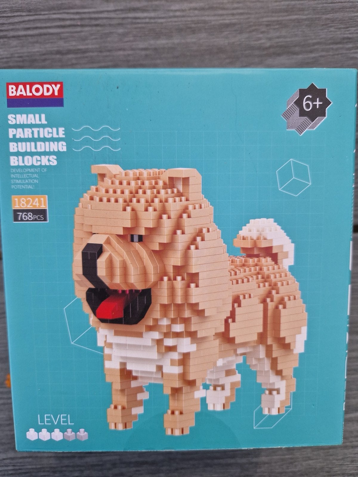 Balody Bouwstenen Chow Chow Hond - 768 Stukjes, Ophalen of Verzenden, Nieuw, Overige merken