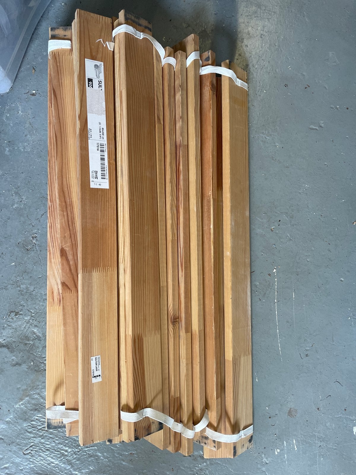 IKEA SULTAN LADE lattenbodem latten (80x220 cm), Huis en Inrichting, Slaapkamer | Matrassen en Bedbodems, Ophalen, Gebruikt