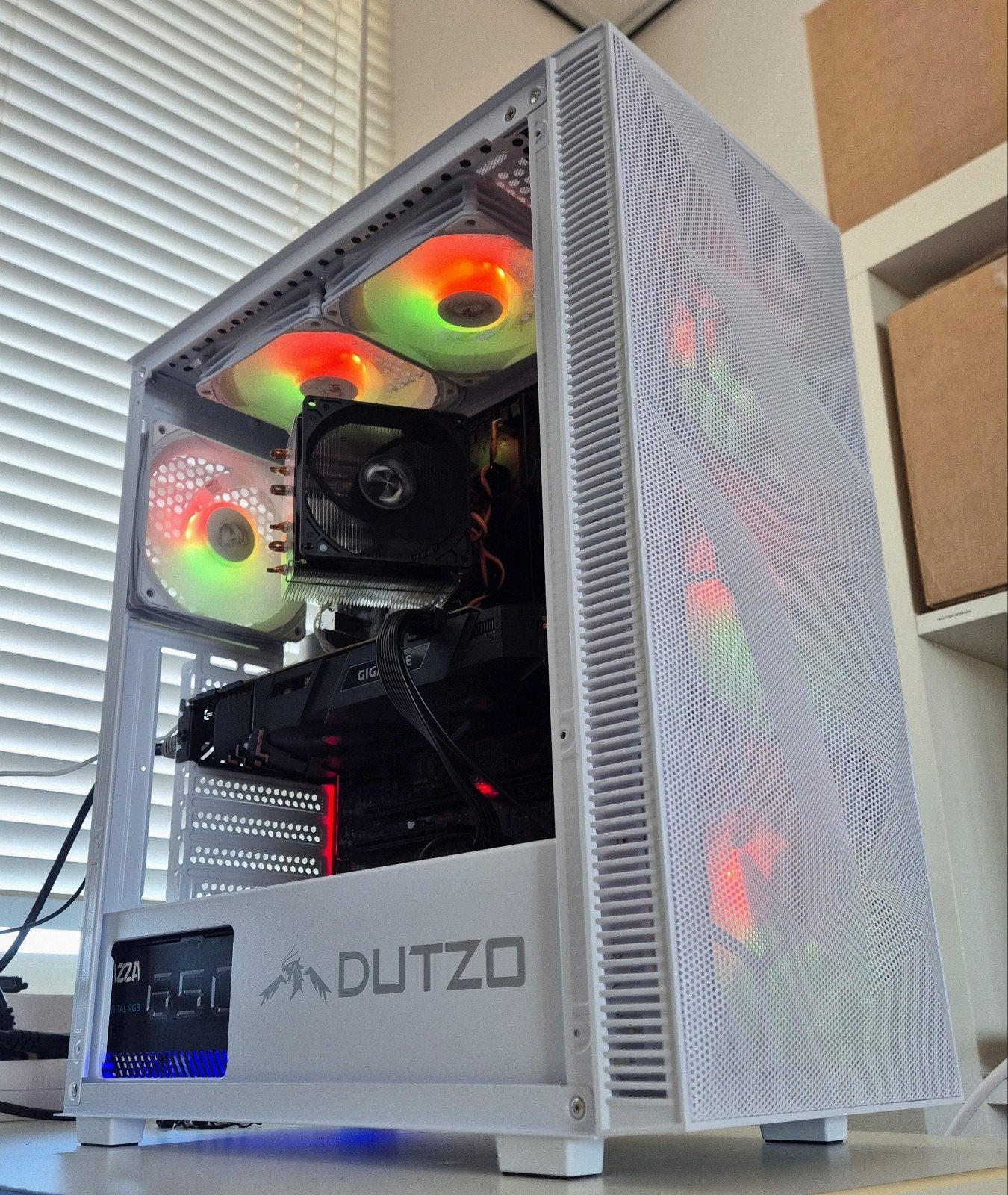 Gaming PC (RGB, Ryzen 5, Nvidia GTX1070, 32GB, Win11), 32 GB, Zelf gebouwde pc, Zo goed als nieuw, Gaming