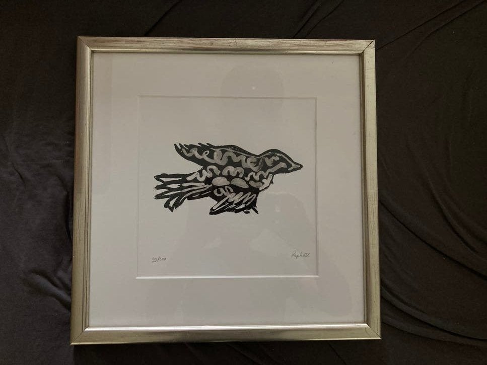 Raphael (Hermans), Blackbird, Ophalen of Verzenden, Zeefdruk