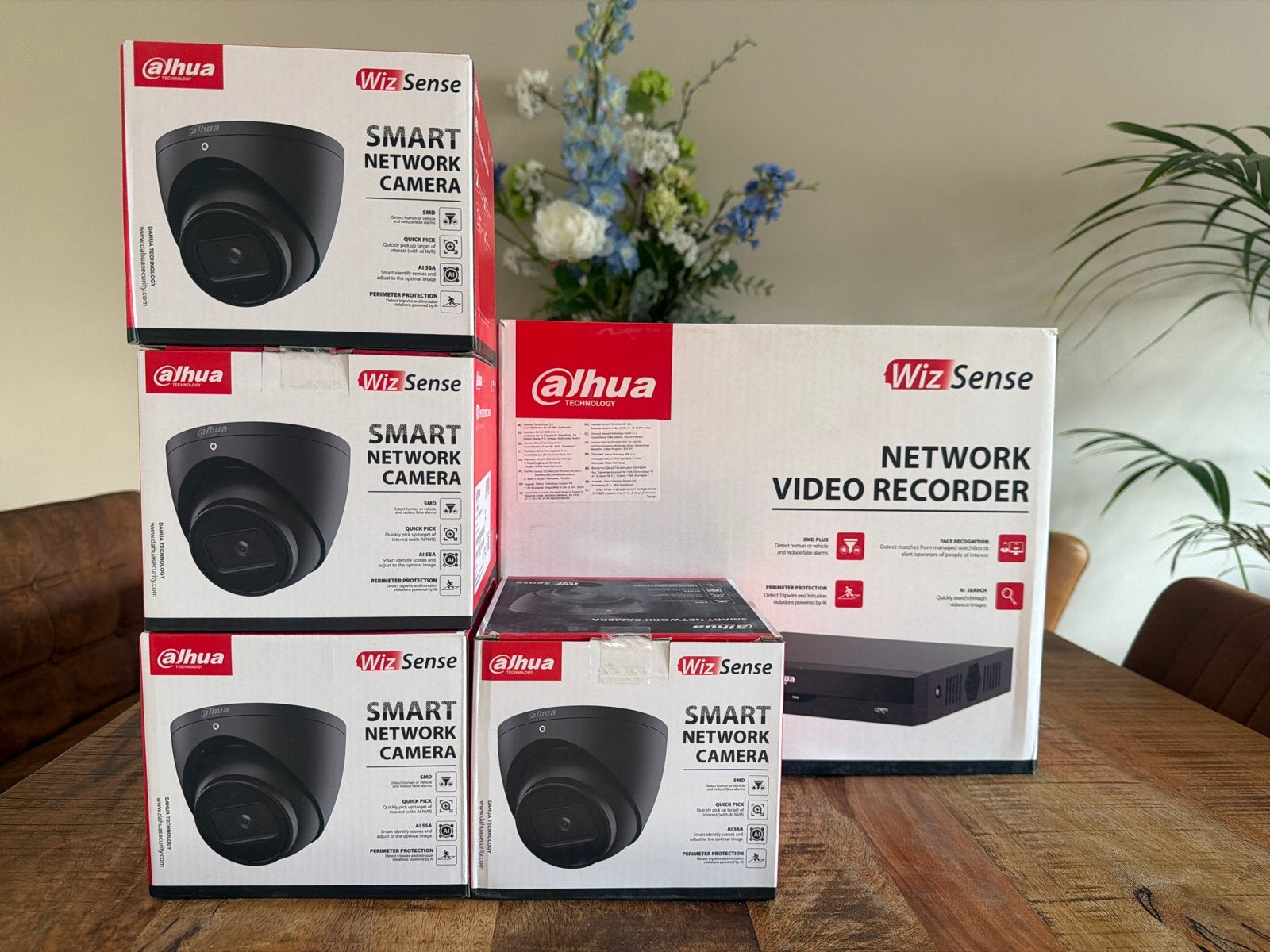 Dahua WizSense Beveiligingsset: 4x IP Camera + NVR