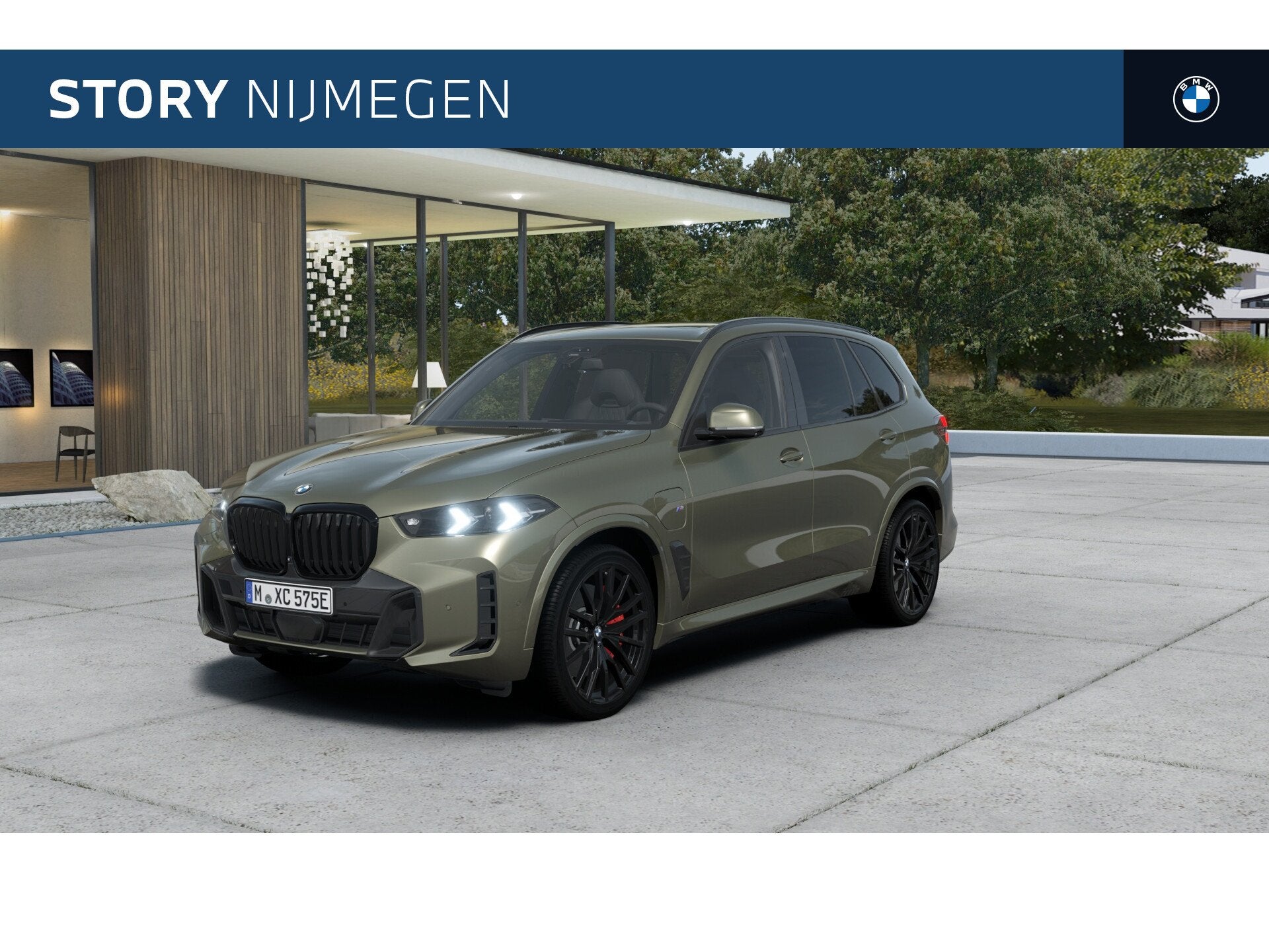 BMW X5 xDrive50e M Sport Automaat / Panoramadak / Trekhaak /, Automaat, Dealer onderhouden, 2395 kg, Leder