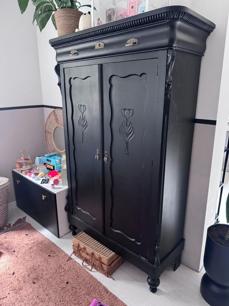 Meidenkast brocante biedermeier grenen, Antiek en Kunst, Antiek | Meubels | Kasten, Ophalen