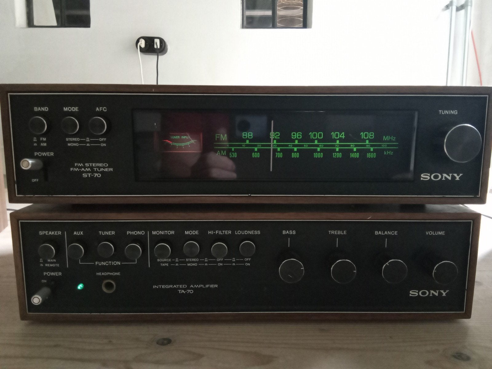 Zeldzame Sony midi set: Versterker, Tuner, Speakers, Ophalen of Verzenden
