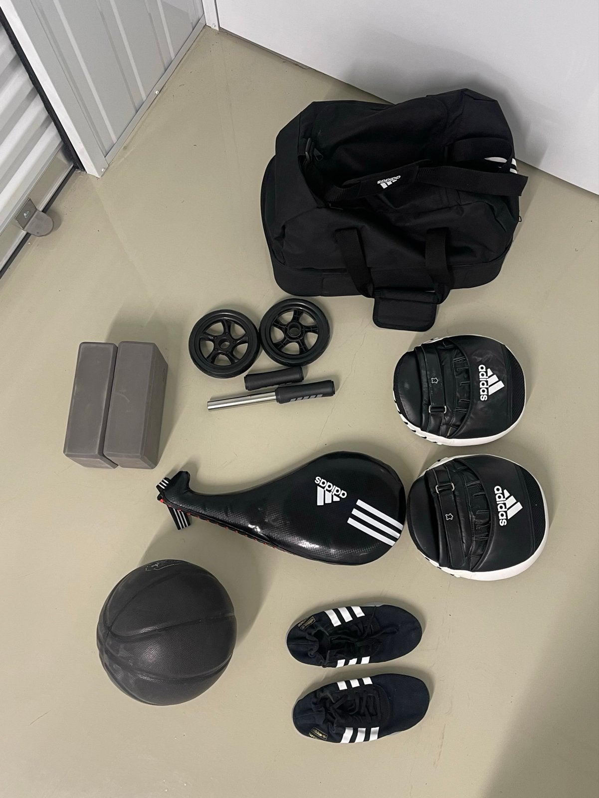Adidas vechtsportuitrusting en sporttas, Ophalen, Gebruikt, Taekwondo, Maat M