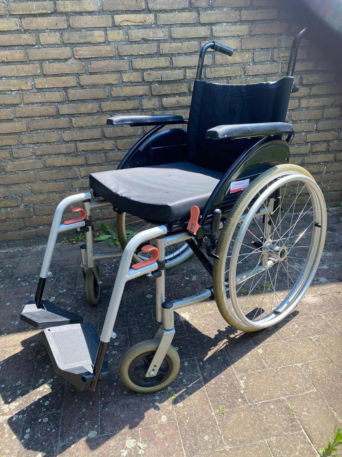 Transport Rolstoel met decubitus kussen, Ophalen, Duwrolstoel
