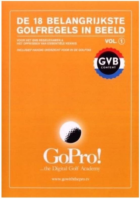 DVD+BOEK De Belangrijke Golf-Regels in Beeld, Alle leeftijden, Verzenden, Nieuw in verpakking, Cursus of Instructie
