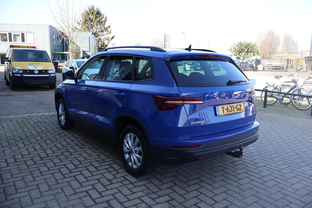 Skoda Karoq 1.0 TSI Business Edition 1e Eigenaar | Volledig, Voorwielaandrijving, Stof, Gebruikt, Blauw