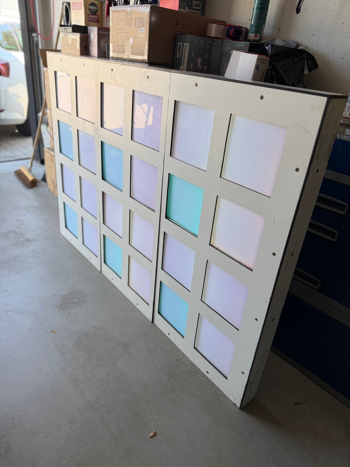 Dj booth zelfbouw ( led tegels ), Ophalen, Gebruikt