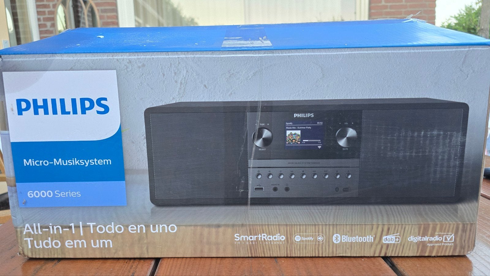 Philips Micro-Muzieksysteem 6000 Serie - Nieuw in doos, Philips, Microset, Cd-speler, Nieuw