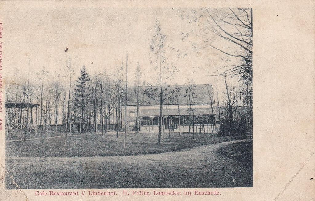 Lonneker, Enschede, Cafe., Verzenden, Voor 1920, Ongelopen, Overijssel