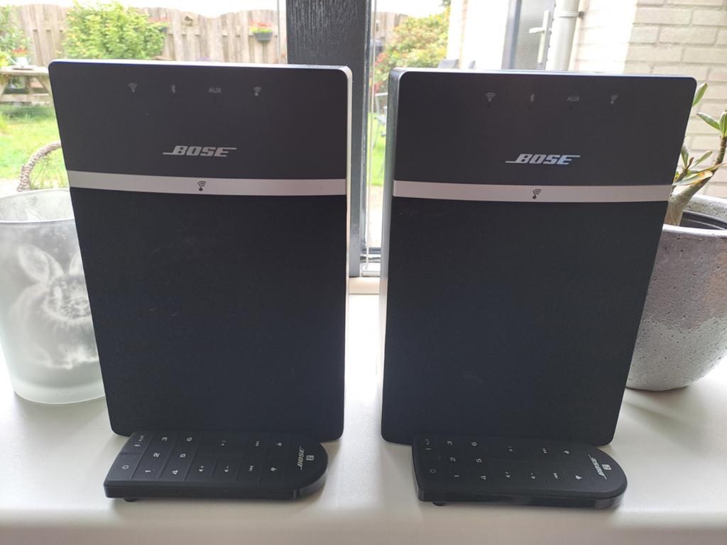2x Bose SoundTouch 10 met afstandsbediening (Bluetooth), Ophalen, Gebruikt, Bose, Minder dan 60 watt