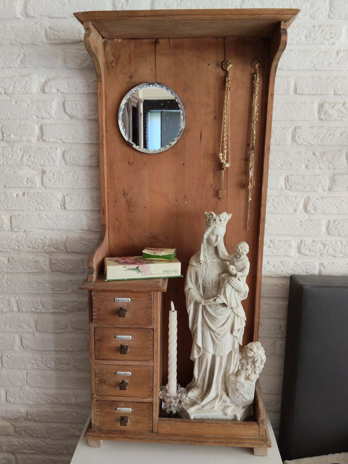 Oud grenen kastje, Antiek en Kunst, Ophalen