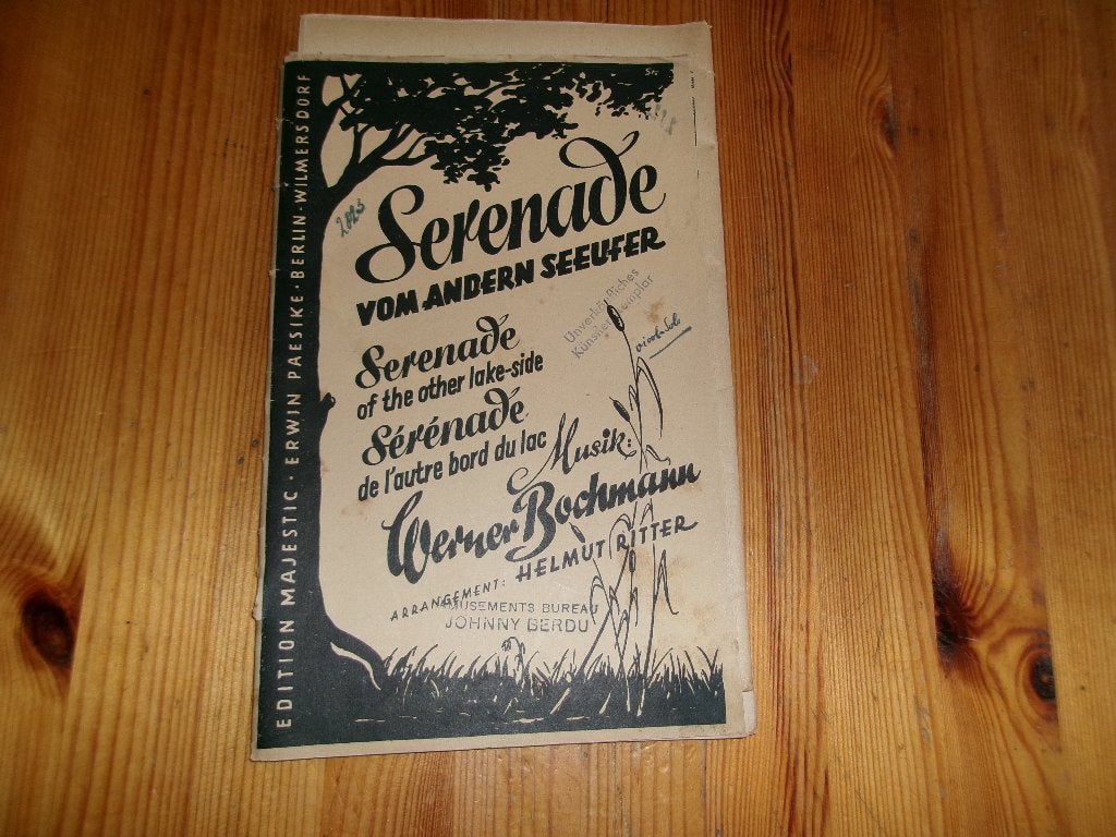 Serenade - Werner Bochmann / Helmut Ritter, Gebruikt, Ophalen of Verzenden, Artiest of Componist, Populair