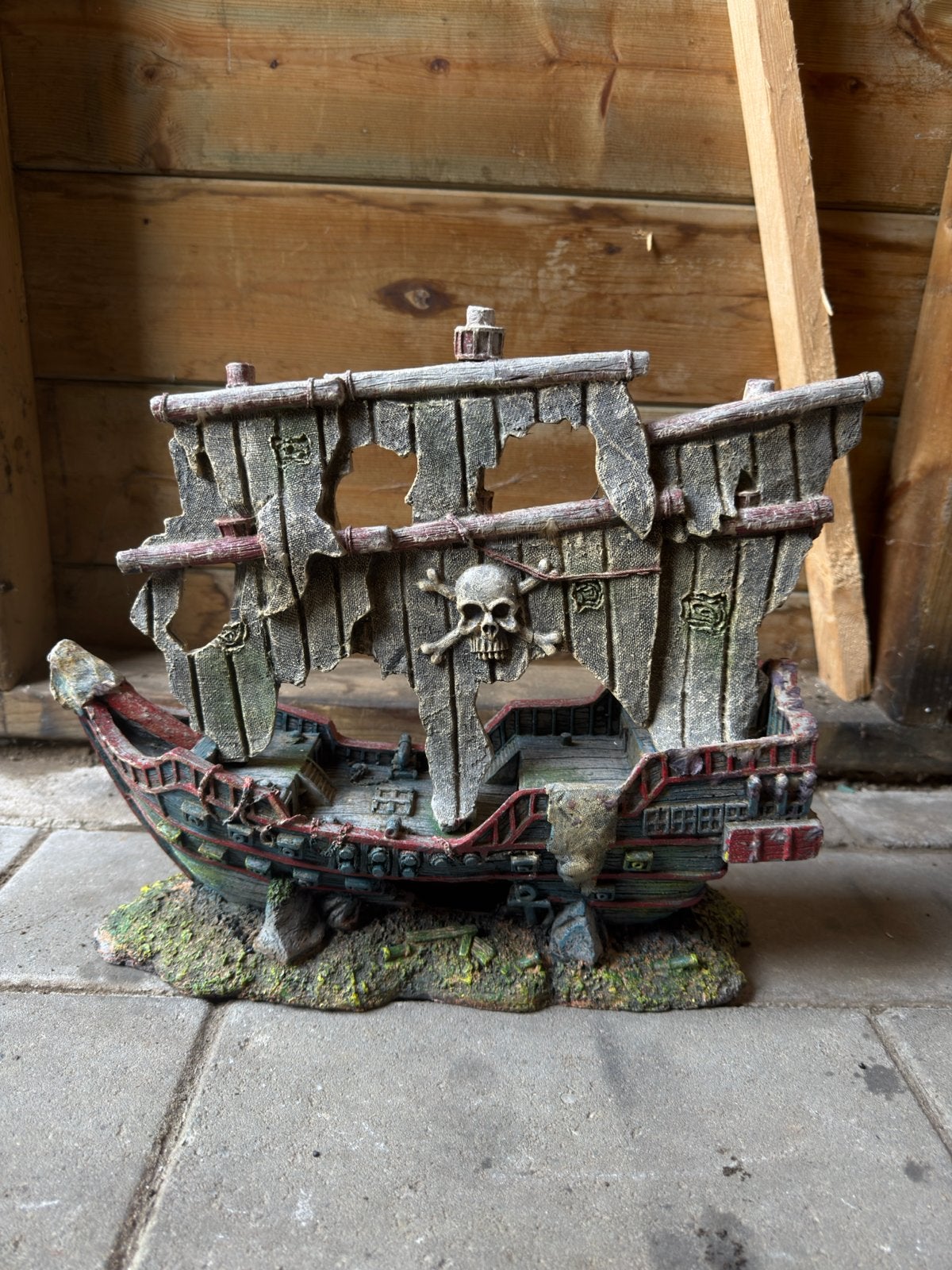 Aquarium schip, Dieren en Toebehoren, Ophalen of Verzenden, Gebruikt, Decoratie